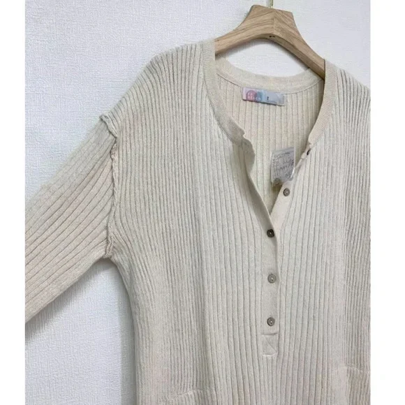 Free People Free Fall Sweater Maxi Dress - Ivory - Picture 7 of 9